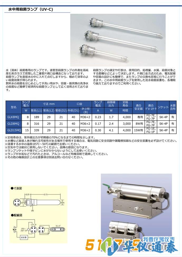 日本USHIO牛尾 紫外荧光灯.jpg